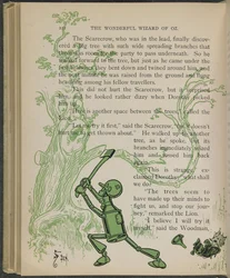 Illustrasjon fra «Den fantastiske trollmannen fra Oz» av Lyman Frank Baum