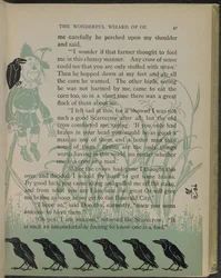 Illustrasjon fra «Den fantastiske trollmannen fra Oz» av Lyman Frank Baum