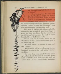 Illustrasjon fra «Den fantastiske trollmannen fra Oz» av Lyman Frank Baum