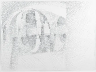Flooded Crypt, San Zaccaria, Venezia, 2006 (blyant på papir)