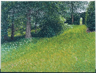 Garden, Grey Day, 2003 (Olje på lerret)