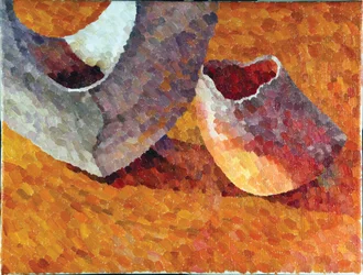 Still Life, Koyama Vessels, 2014 (Oil on Canvas)