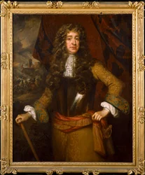 Ukjent mann kalt William III (olje på lerret)