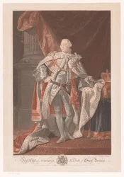 Portrett av George III av Storbritannia George den tredje, konge av Storbritannia (tittel på objekt)