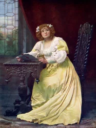 Eva Moore 1870-1955, engelsk skuespillerinne, 1899-1900