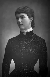 Georgiana, grevinne av Dudley, 1890.