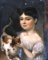 Maria FitzHerbert, ca. 1817 (skifer)