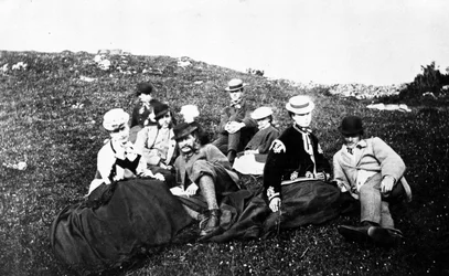 En viktoriansk vandrefest, ca. 1860-80