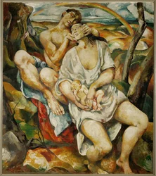 Familie (olje på lerret)