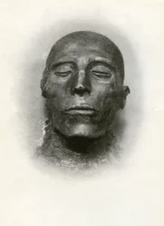 Leder for mumien til Sety I, oldegyptisk farao fra det 19. dynastiet, ca 1279 f.Kr. 1926.