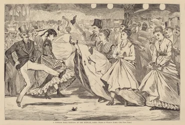 A Parisian Ball - Dancing at the Mabille, Paris, utgitt 1867.
