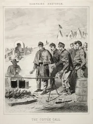 Kampanjeskisser: The Coffee Call, 1863.