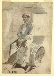 Tegning, Dixie, 1861