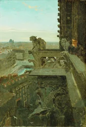 Gargoyler ved Notre Dame, 1867