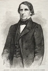 Hon. Elihu B. Washburne, fra Illinois, leder av komiteen for handel, 1860.