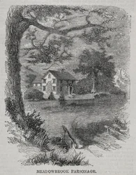 Meadowbrook prestehus, 1860.