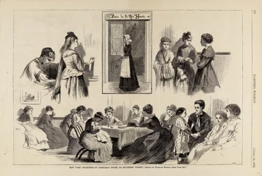 New York Charities – St. Barnabas House, fra Harper#39;s Weekly, 18. april 1874