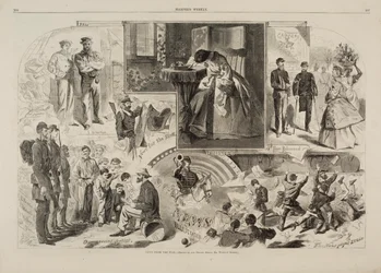 Nyheter fra krigen, fra Harper#39;s Weekly, 14. juni 1862