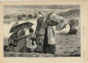 På stranden ved Long Branch – Barnestunden