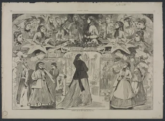 Åpningsdag i New York, 1868.