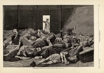 Stasjonshusleietakere, fra Harper#39;s Weekly, 7. februar 1874