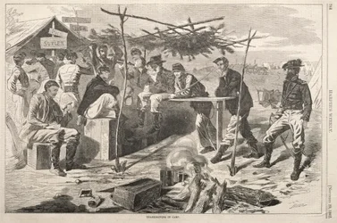 Thanksgiving i leiren, 1862.