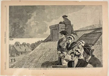 Slaget ved Bunker Hill – se kampen fra Copp#39;s Hill i Boston