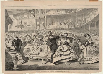 Det store russiske ballet ved Musikkhøgskolen, 5. november 1863, fra Harper