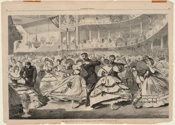 Det store russiske ballet ved Academy of Music, 5. november 1863, fra Harper