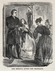 Møtet etter ekteskapet, 1860.