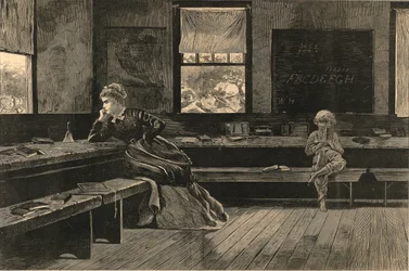 Middagspausen, fra Harper#39;s Weekly, 28. juni 1873