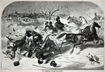 Akesesongen – Opprøret, fra Harper#39;s Weekly, 14. januar 1860