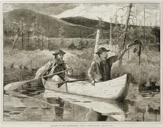 «Fangst med feller i Adirondacks»