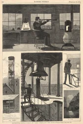 Watch-Tower, Corner of Spring og Varick Streets, New York, fra Harper