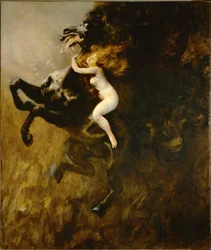Vanvidd (olje på lerret)