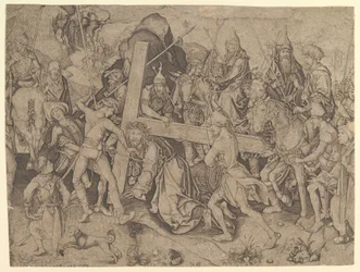 Kristus som bærer korset kopi, 1400-tallet.