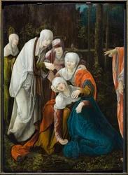 Kristus tar farvel med sin mor, ca. 1520 (olje på gran)