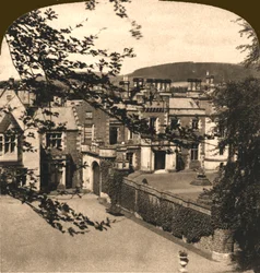 Abbotsford, hjemmet til Sir Walter Scott, Skottland, 1896.