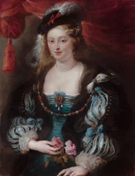 Portrett av en ung kvinne. Alternativ(e) tittel(er): Portrait of Hélène Fourment.[1]