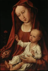 Nederlandsk: Madonna met de anjer Jomfru Maria med nellik
