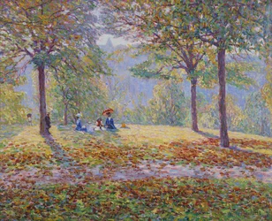 The Picnic (olje på lerret)