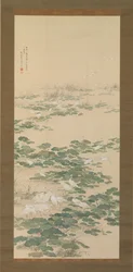Egrets in a Lotus Pond, 1852.