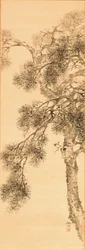 Furu, før 1856 (blekk på silke)