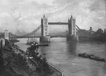 Tower Bridge, c1896