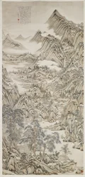 landskap etter Huang gong