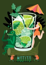 Mojito, 2017 (vektorillustrasjon)