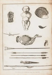 Illustrasjon fra En reise jorden rundt i årene 1803-06, i skipet Neva, 1814