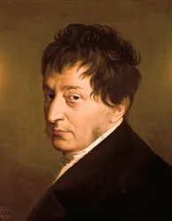 Selvportrett. Maleri av Zacarias Gonzalez Velazquez (1763-1834)