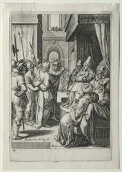 Lidelsessett: Kristus foran Herodes