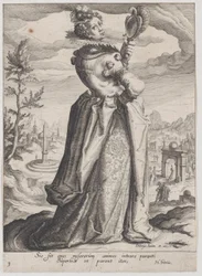 Stolthet, fra dyder og laster, 1596-97., 1596-97.